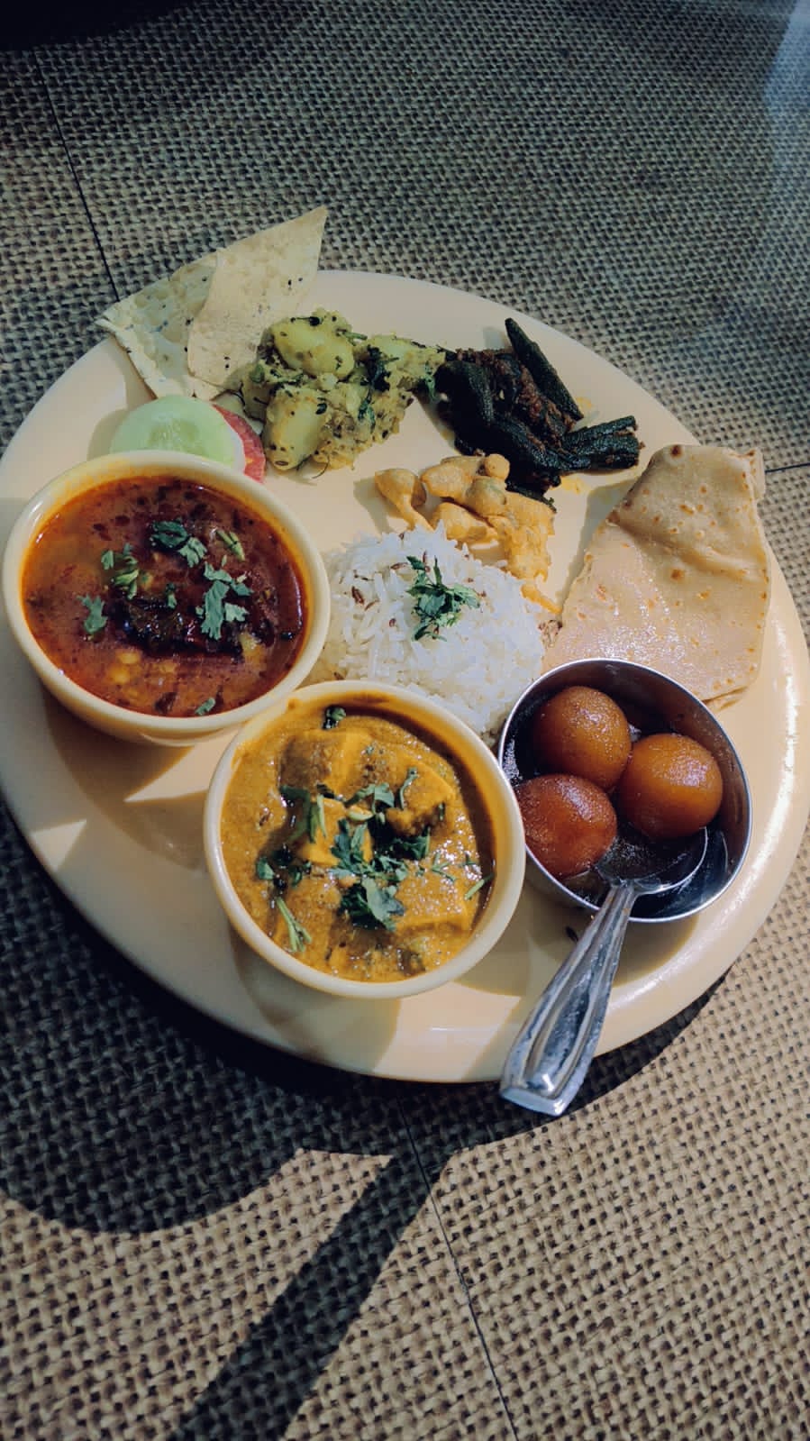 Thali meal