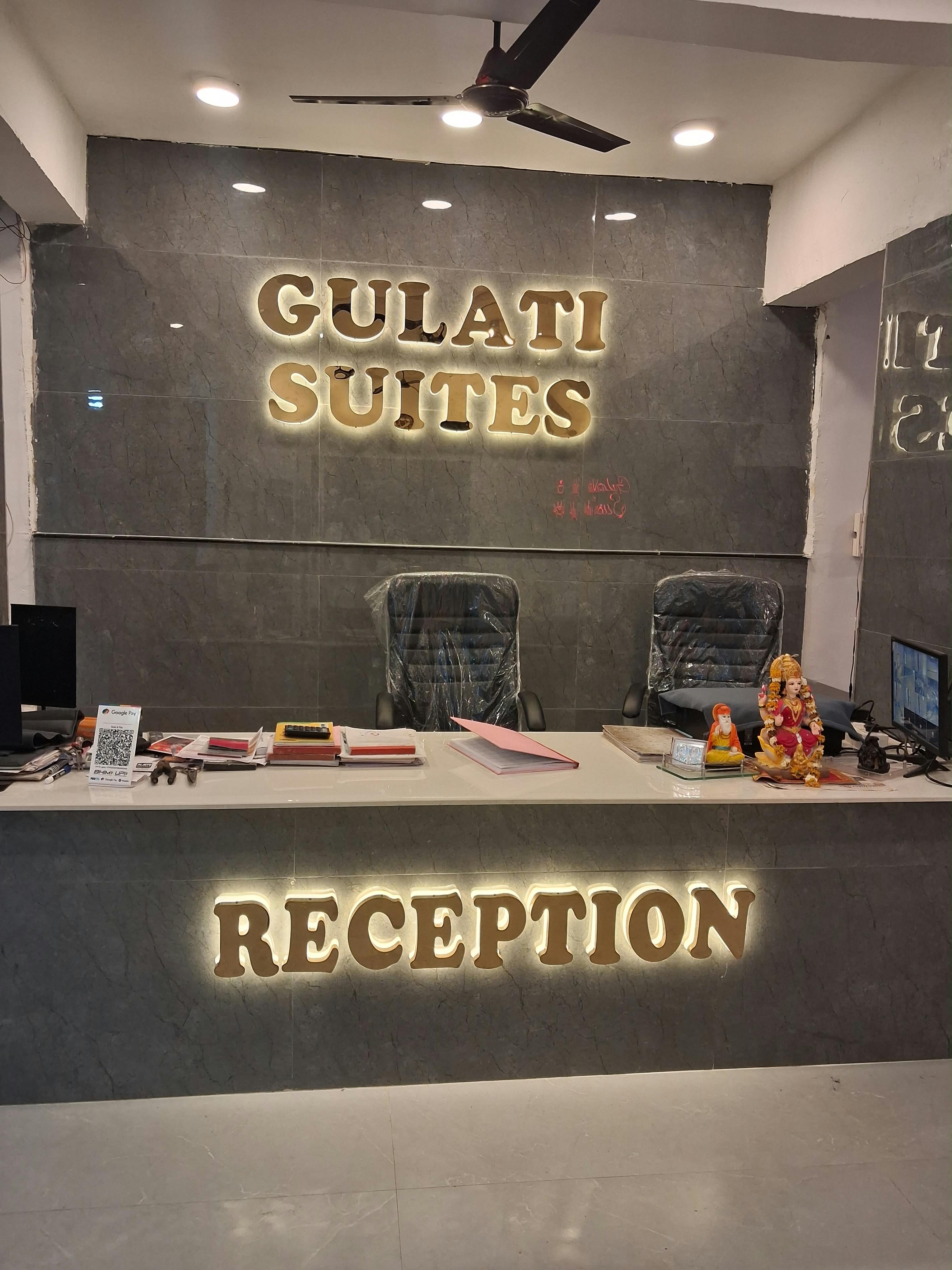 Hotel Gulati Suites reception